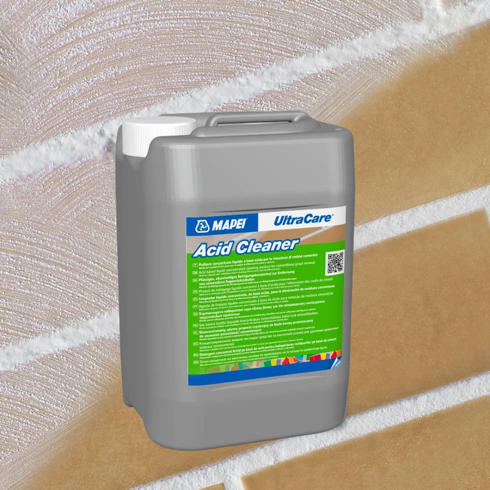 Ultracare acid cleaner pulitore liquido multiuso base acida gres piastrelle 5 l