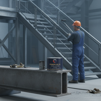 Ferroplus gel smalto sintetico antiruggine per ferro grigio grafite 750 ml