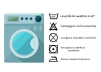 Completo Lenzuola In 100% Cotone In Tinta Unita Made In Italy - Francese - Grigio