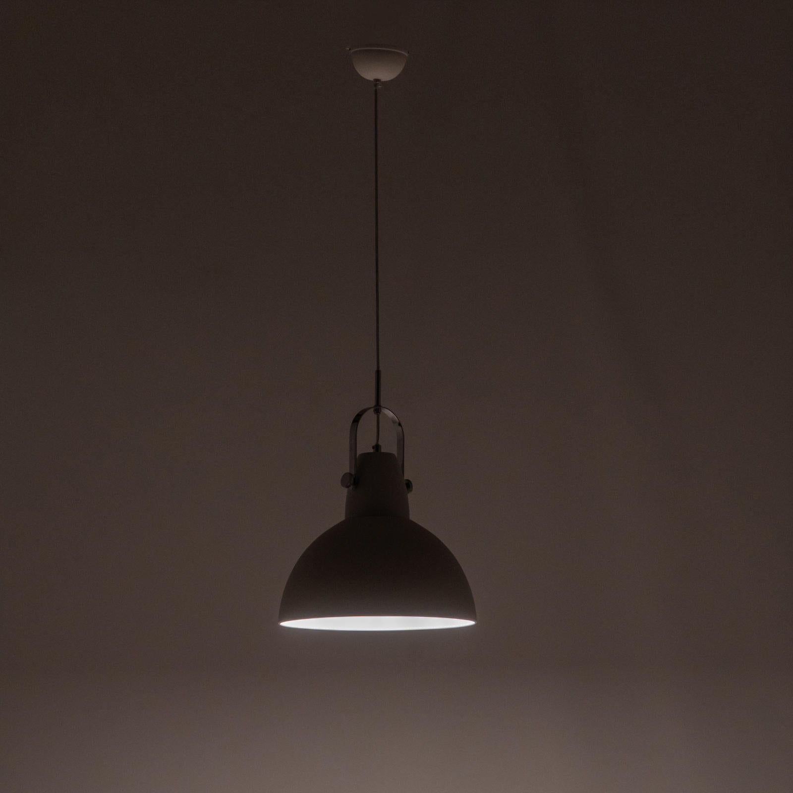 Kande - Lampada a sospensione in metallo bianco