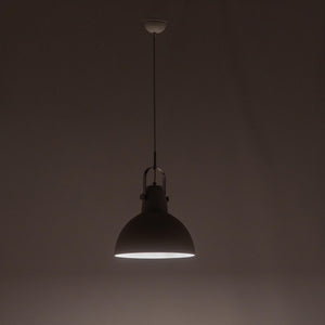 Kande - Lampada a sospensione in metallo bianco