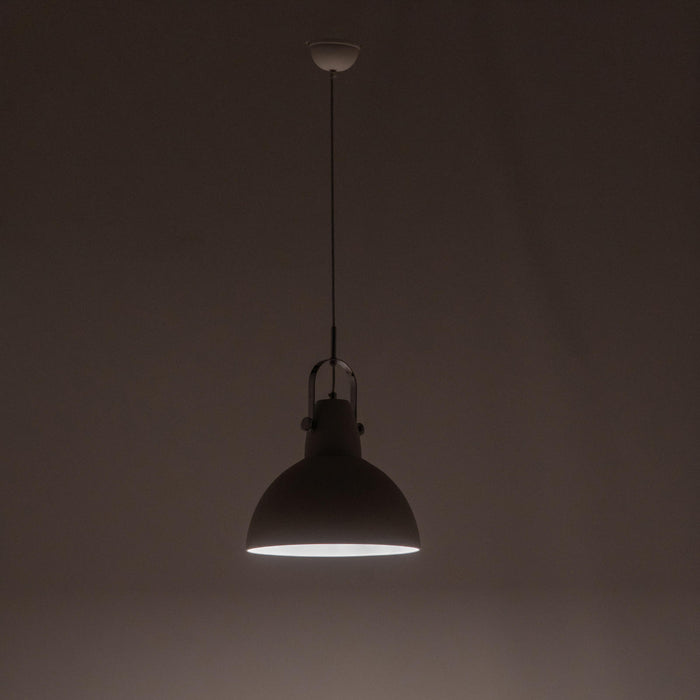 Kande - Lampada a sospensione in metallo bianco