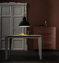 Kande - Lampada a sospensione in metallo nero