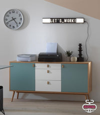 Ciak - Lampada da Tavolo a LED in Metallo Nero