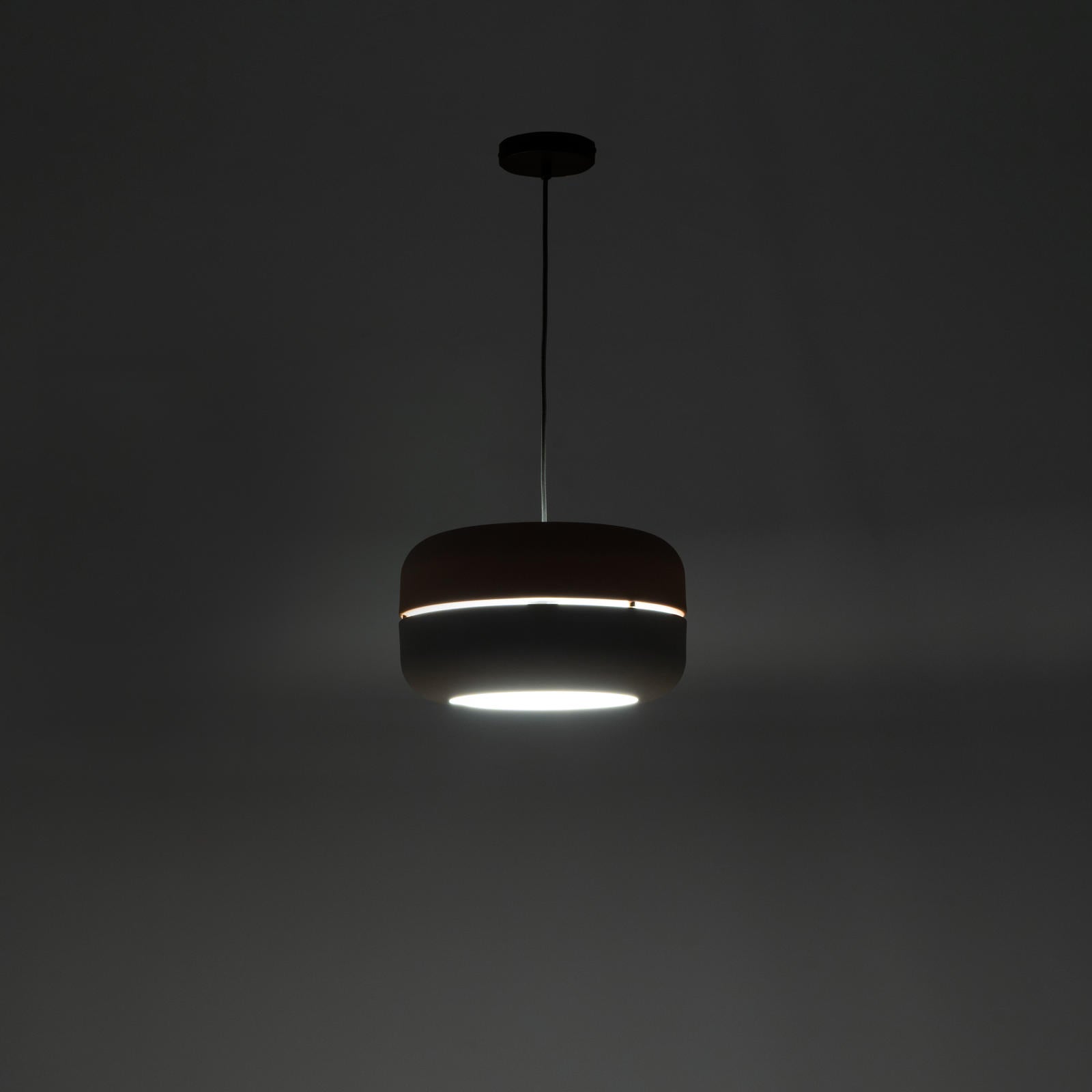 Idra - Lampada a sospensione in metallo nero