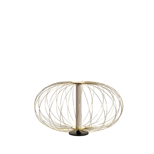 Mizar - Lampada da Tavolo a LED in Acciaio Bianco