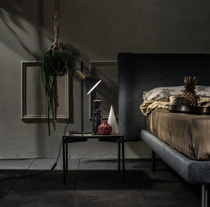 Hadar - Lampada da tavolo in metallo nero