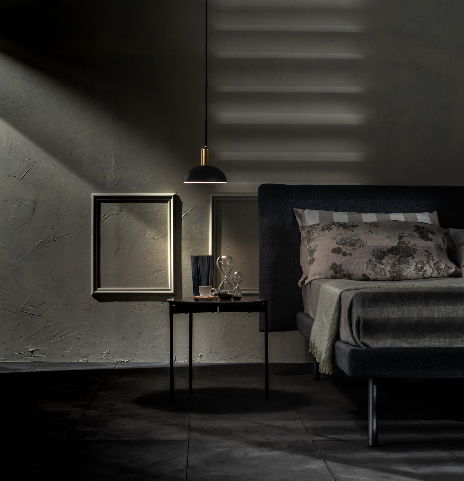 Spica - Lampada a sospensione in metallo nero