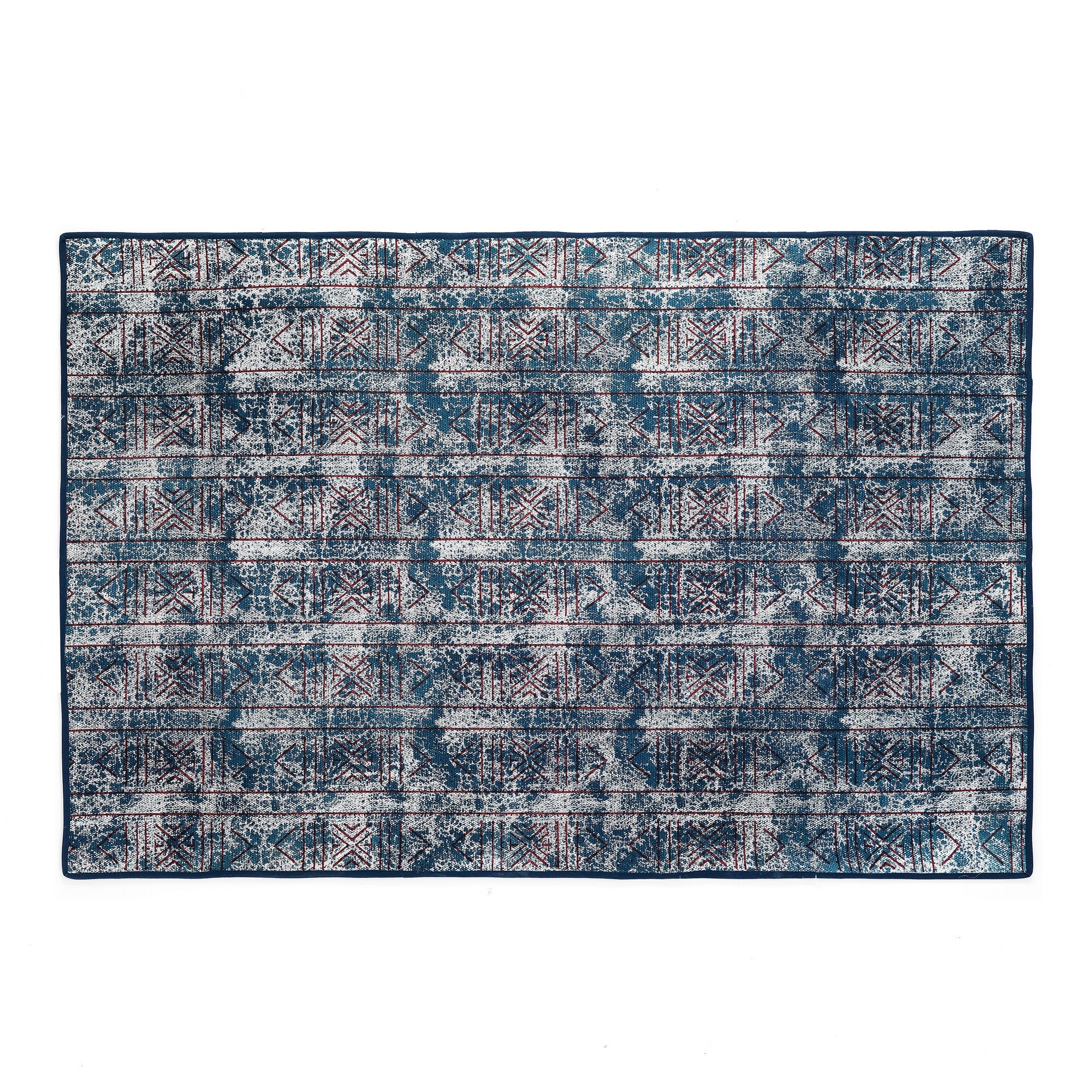 Tappeto in cotone 100% multicolore cm. L.120 x P.180 x H.0,2