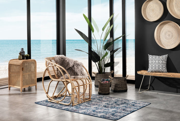 Tappeto in cotone 100% multicolore cm. L.120 x P.180 x H.0,2