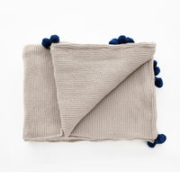 Plaid in 100% acrilico blu cm. 150 x 220