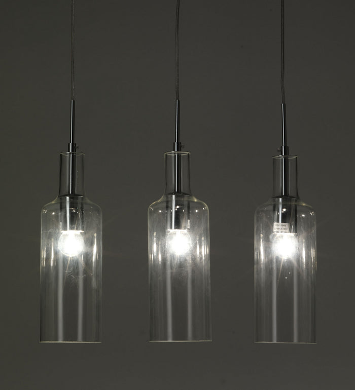 Lampadario a 3 luci cm. H.110 x L.48 x P.10