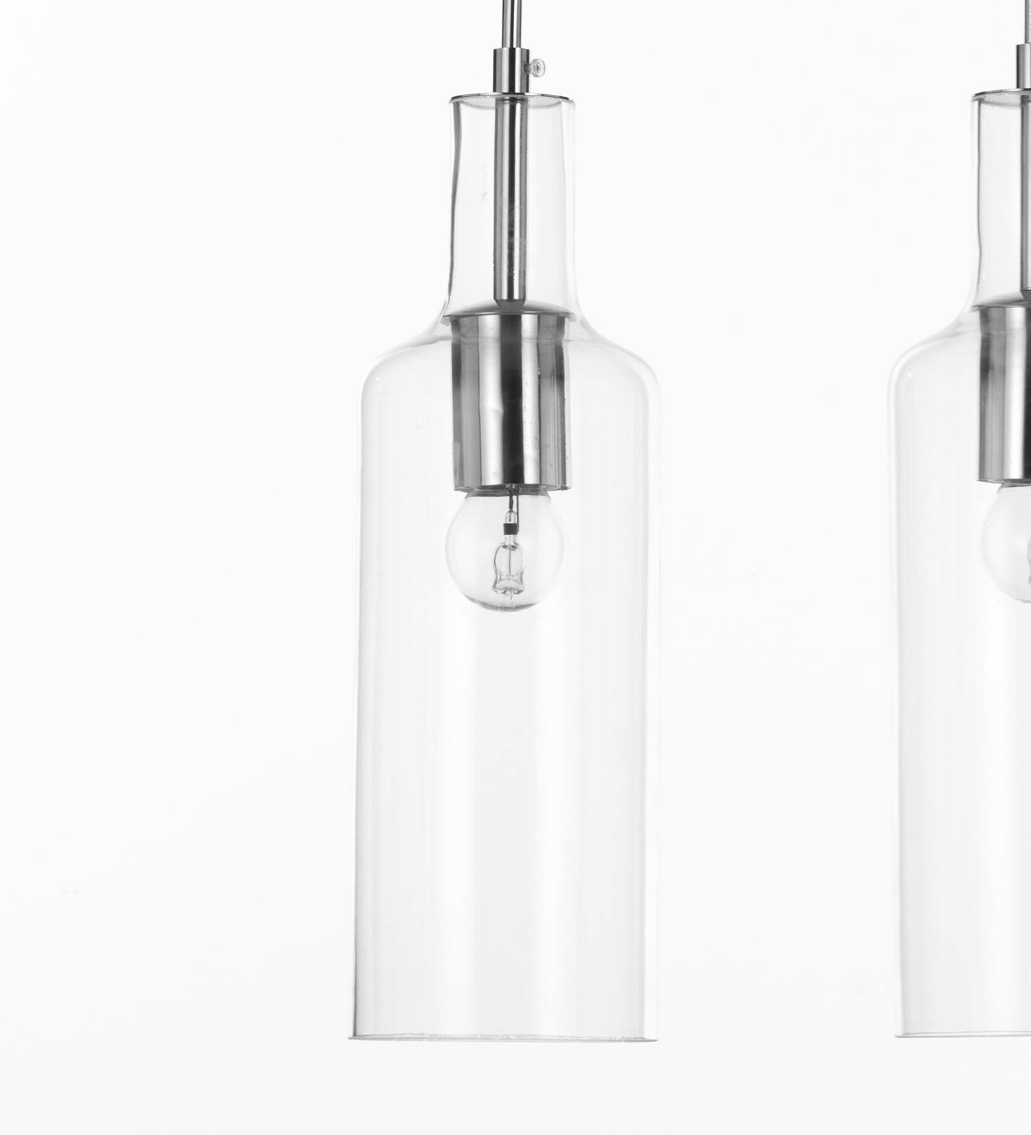 Lampadario a 3 luci cm. H.110 x L.48 x P.10