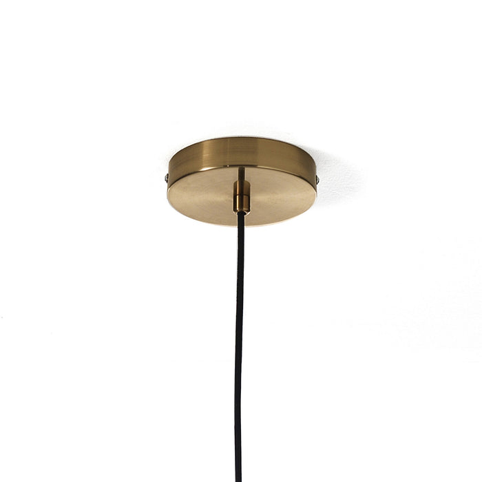 Lampadario in metallo verniciato ottone anticato opaco cm. Ø.60 H.60