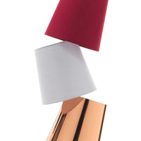 Lampada da terra a 3 luci in tessuto multicolore cm. H.162xL.33xP.25