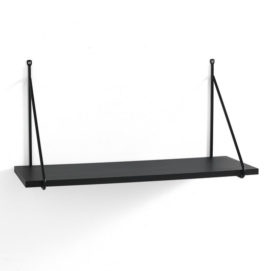 Mensola da parete effetto legno nera cm. H.30 x L.60 x P.22