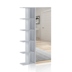 Libreria effetto legno finitura larice cm. H.160 x L.87,5 x P.28