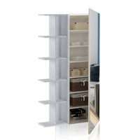 Libreria effetto legno finitura larice cm. H.160 x L.87,5 x P.28