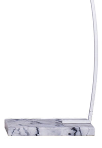 Lampada da terra in metallo bianca cm. H.205 x L.160 x P.50