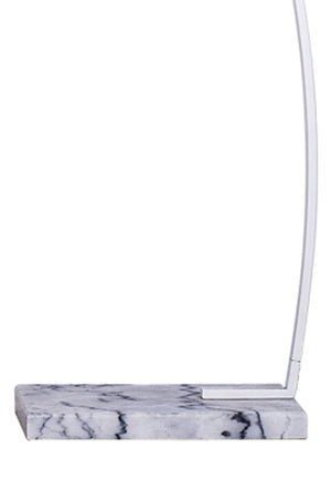 Lampada da terra in metallo bianca cm. H.205 x L.160 x P.50