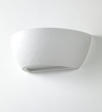 Applique in ceramica bianca cm. L31,5 x P16 x H11