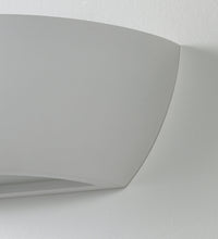 Applique in ceramica bianca cm. L31,5 x P16 x H11