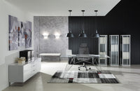 Applique in ceramica bianca cm. L31,5 x P16 x H11