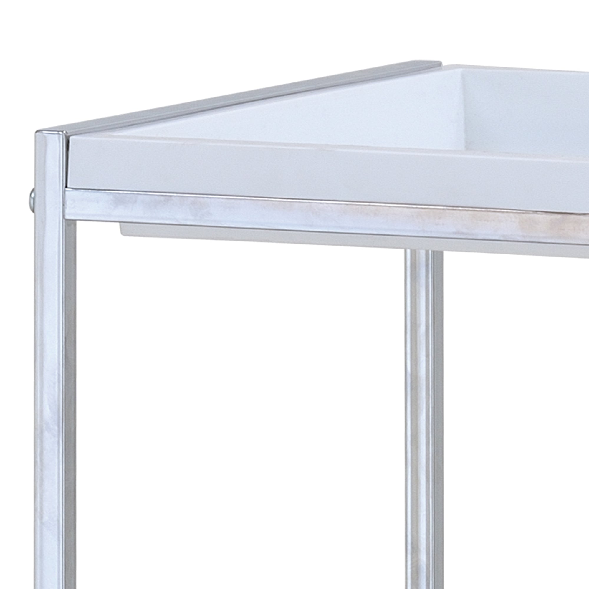 Scaffale in metallo cromato cm. P.38,5  x L.31 x H.115