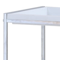 Scaffale in metallo cromato cm. P.38,5  x L.31 x H.115