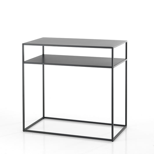 Consolle in acciaio verniciato antracite cm. H.77 x P.40 x L.80