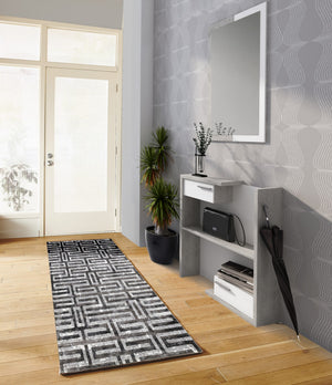 Tappeto  100% polipropilene grigio cm.80 x 150