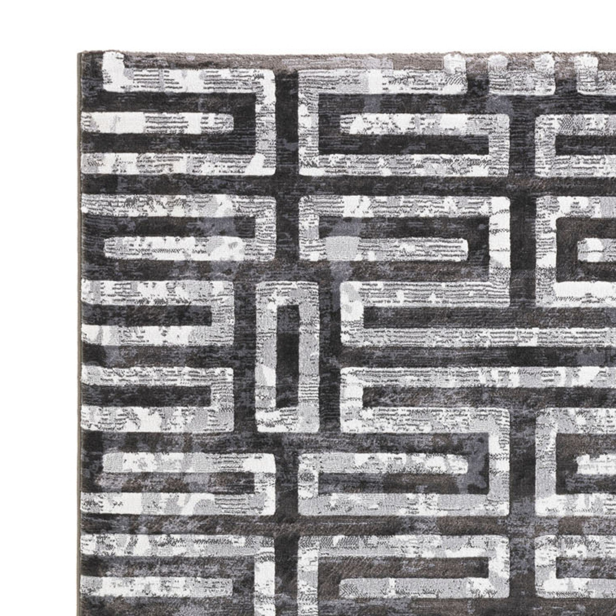 Tappeto 100% polipropilene grigio cm.133 x 190