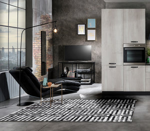 Tappeto 100% polipropilene grigio cm.133 x 190