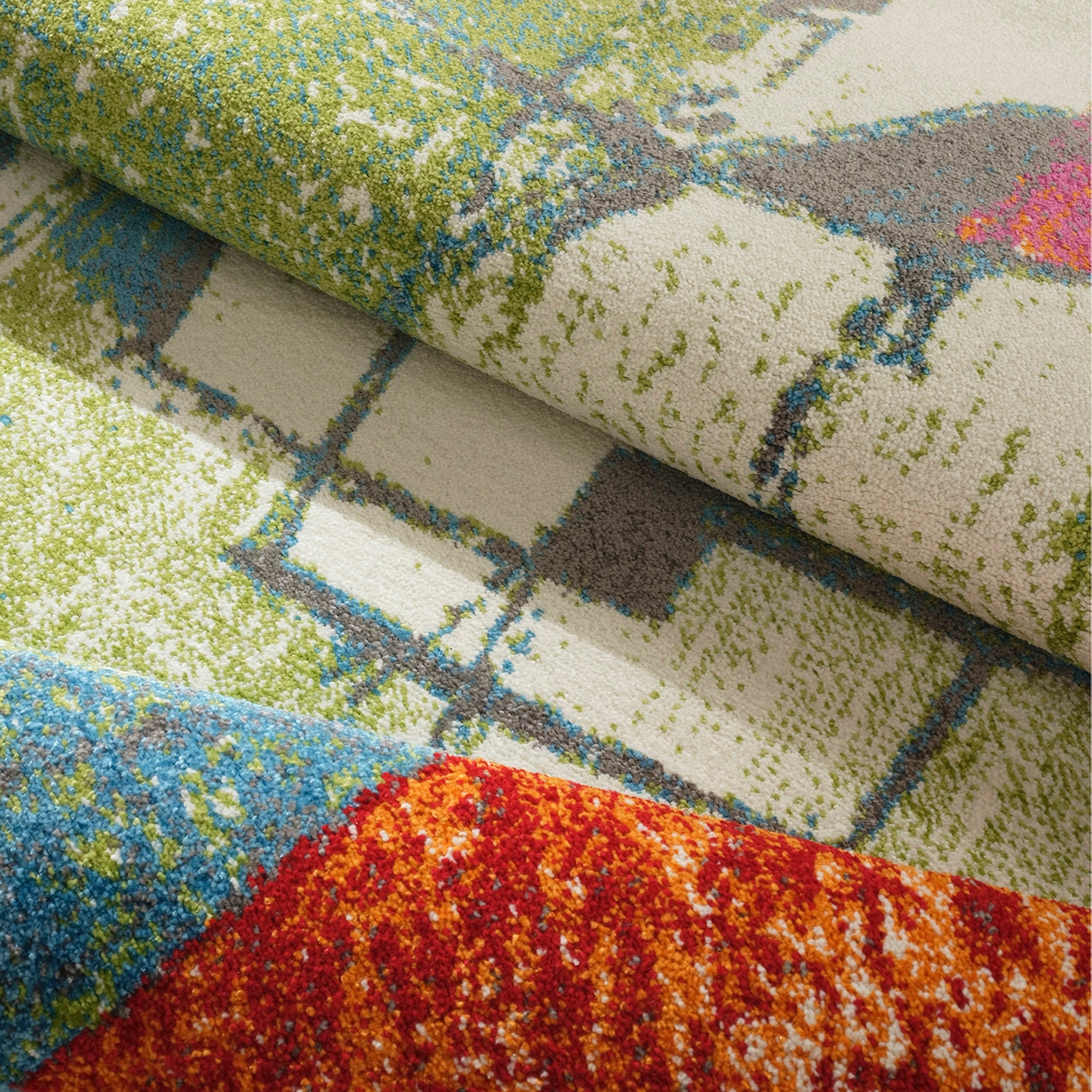 Tappeto bagno 100% polipropilene multicolore cm.60 x 110