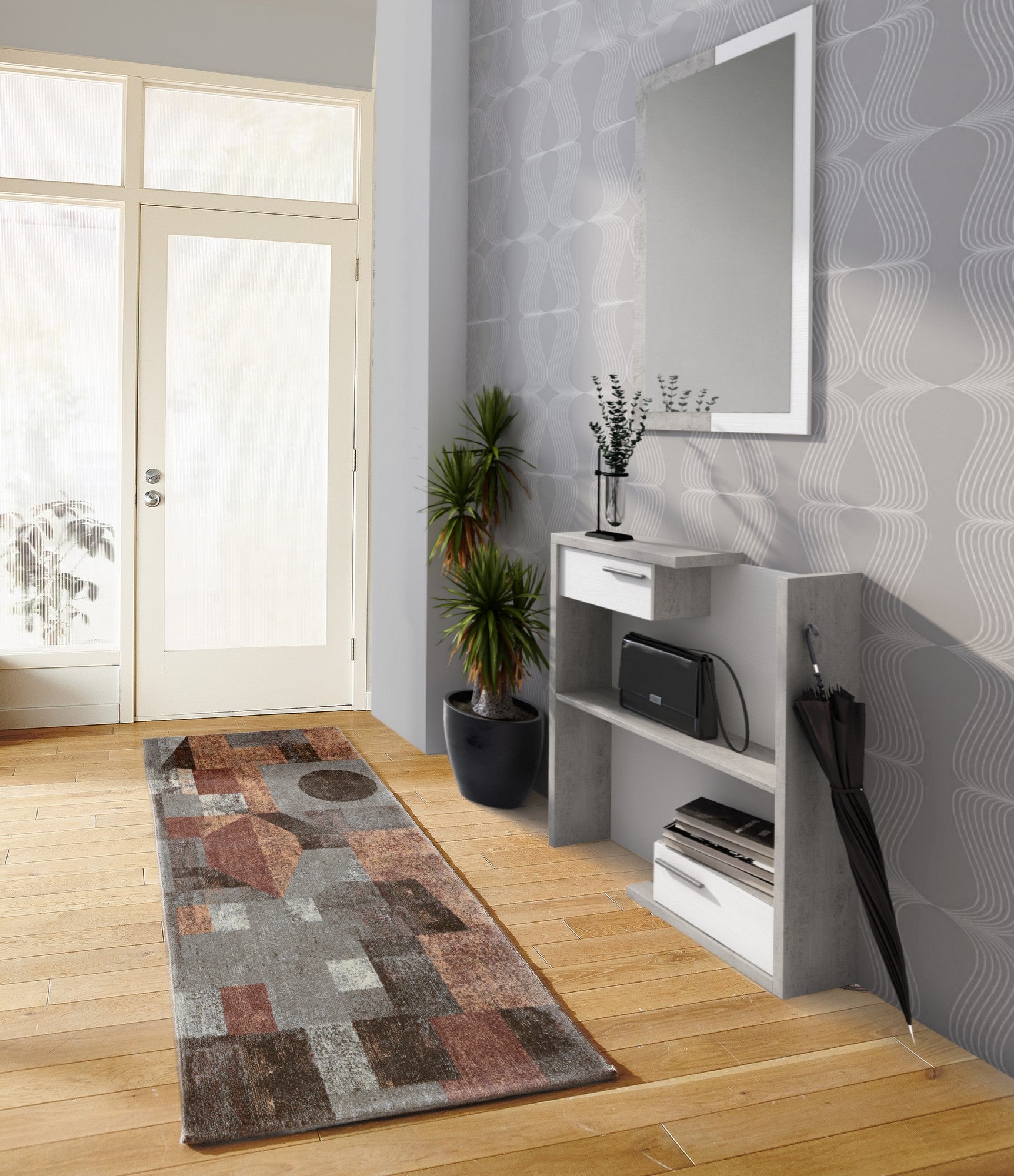 Tappeto  100% polipropilene multicolore cm.80 x 150