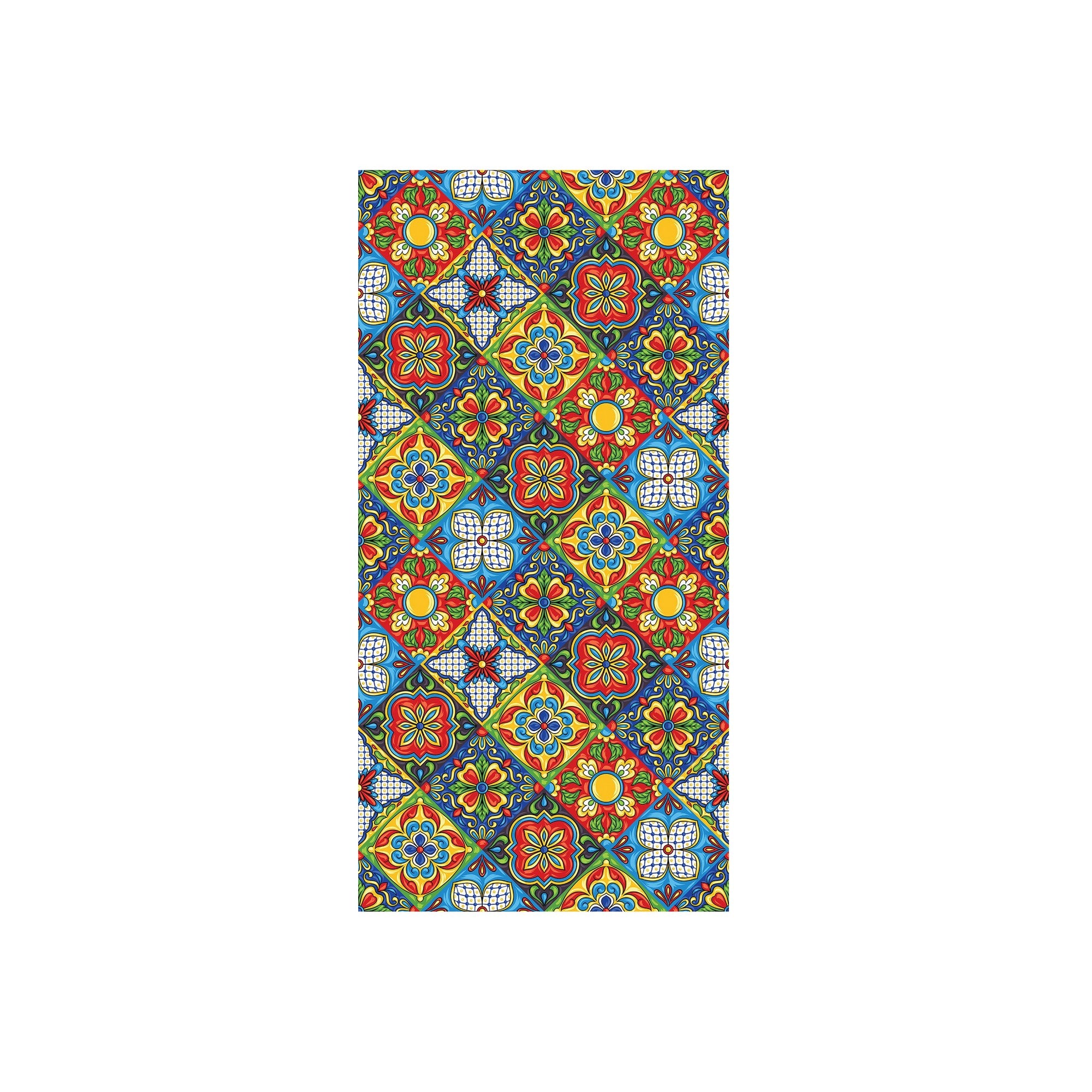 Tappeto bagno 100% vinile multicolore cm.50 x 100