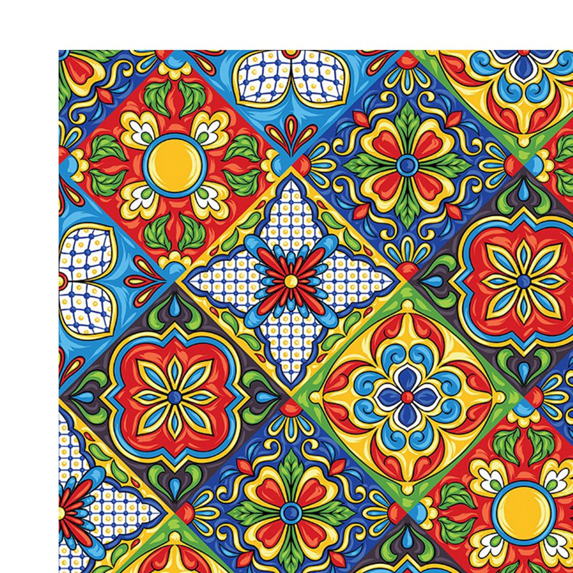 Tappeto bagno 100% vinile multicolore cm.50 x 100