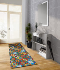Tappeto bagno 100% vinile multicolore cm.50 x 100