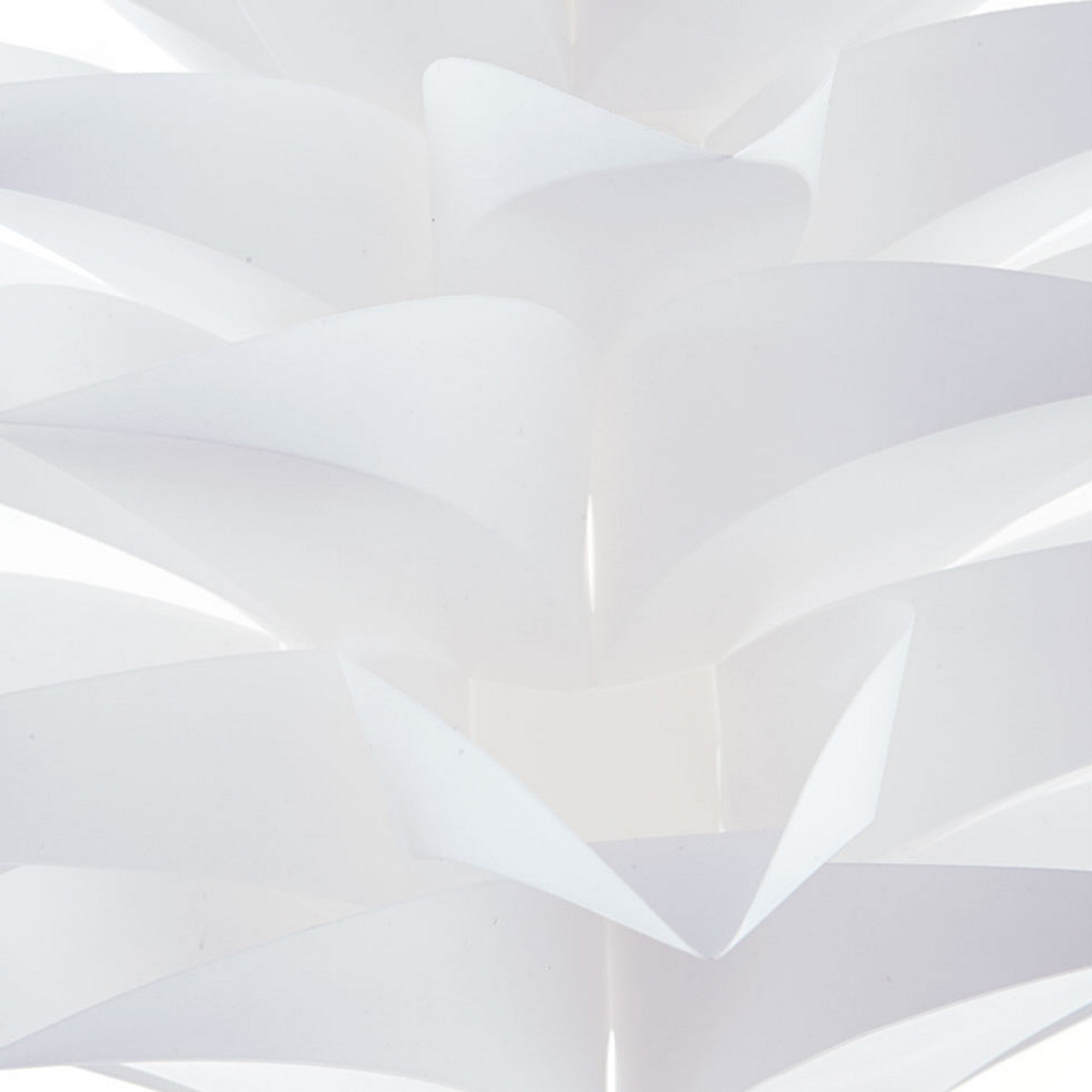 Lampadario in polipropilene bianco cm Ø.50 x H.29