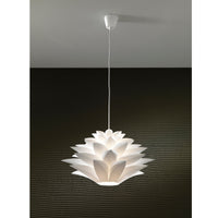 Lampadario in polipropilene bianco cm Ø.50 x H.29