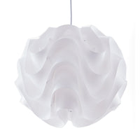 Lampadario in polipropilene bianco cm Ø.44 H.44