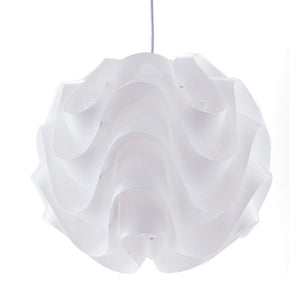 Lampadario in polipropilene bianco cm Ø.44 H.44