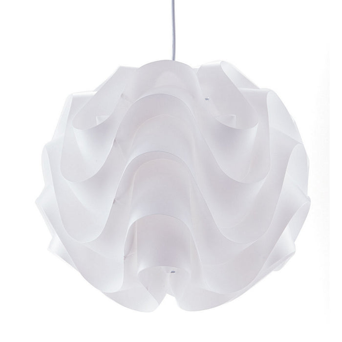 Lampadario in polipropilene bianco cm Ø.44 H.44