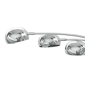 Lampada da terra in metallo cromato cm. Ø.13