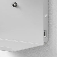 Applique per ricarica smartphone in metallo bianca cm. L22xP24xH34