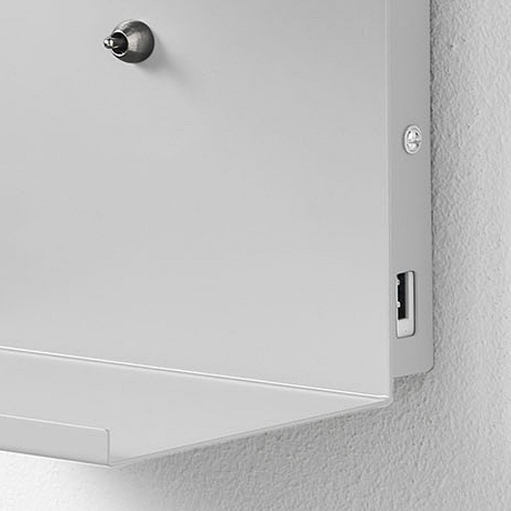 Applique per ricarica smartphone in metallo bianca cm. L22xP24xH34