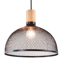 Lampadario in metallo nero opaco cm. Ø34 H28