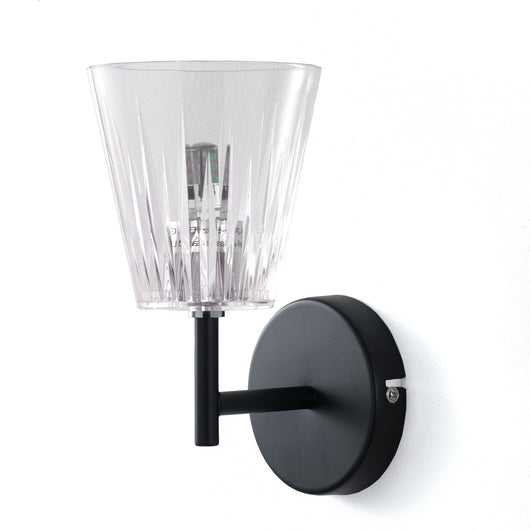 Applique in acrilico trasparente cm. L.11 x P.14 x H.20