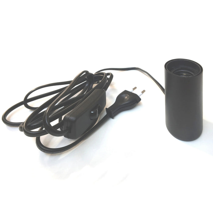 Lampada in metallo nera cm. L.50 x P.16 x H.12