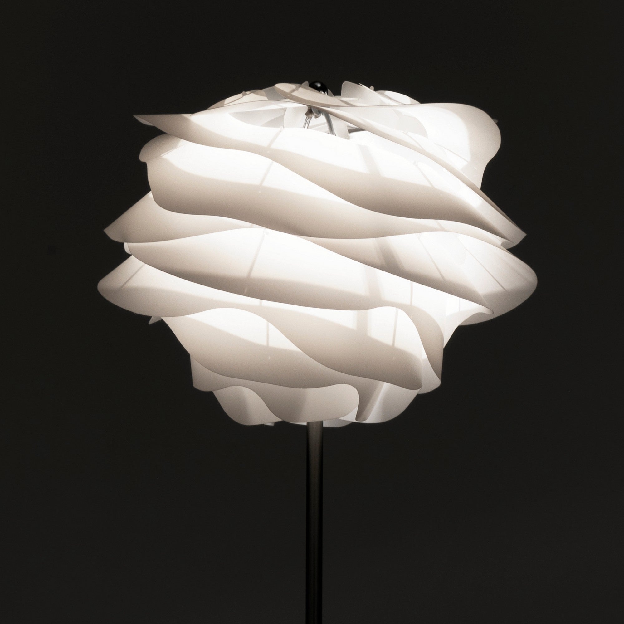 Lampada da terra in polipropilene bianca cm H.170 x Ø.40